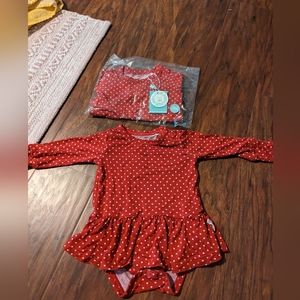 Bamboo long sleeve onesie dress